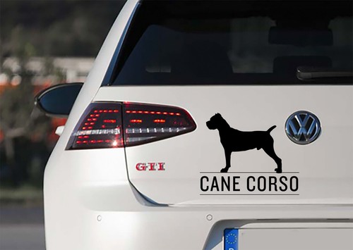 Adesivo cane corso - cane, italiano