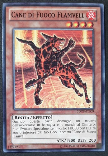 Cane fuoco flamvell in - di,