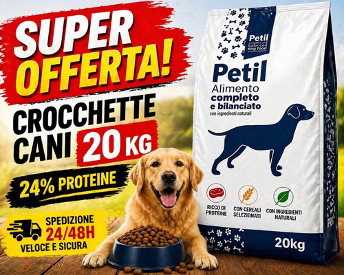 Crocchette cane adulto 20kg - crocchette,